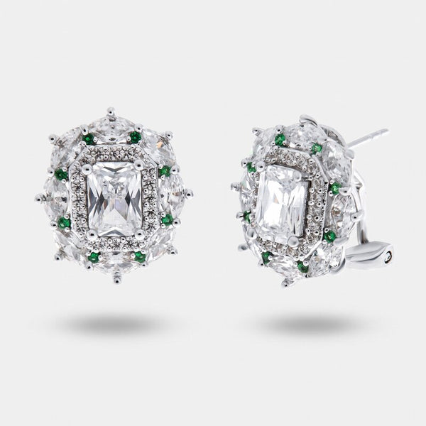Orecchini in Metallo zirconato - BYSIMON gioielli