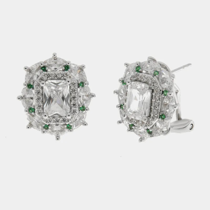 Orecchini in Metallo zirconato - BYSIMON gioielli