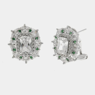 Orecchini in Metallo zirconato - BYSIMON gioielli