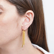 Orecchini in Metallo multifilo con cristalli