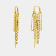 Orecchini in Metallo multifilo con cristalli