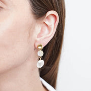 Orecchini in Metallo con cristalli  ispirati al vetro di Murano