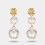 Orecchini in Metallo con cristalli ispirati all'art glass - BYSIMON gioielli