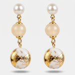 Orecchini in Metallo con cristalli ispirati all'art glass - BYSIMON gioielli