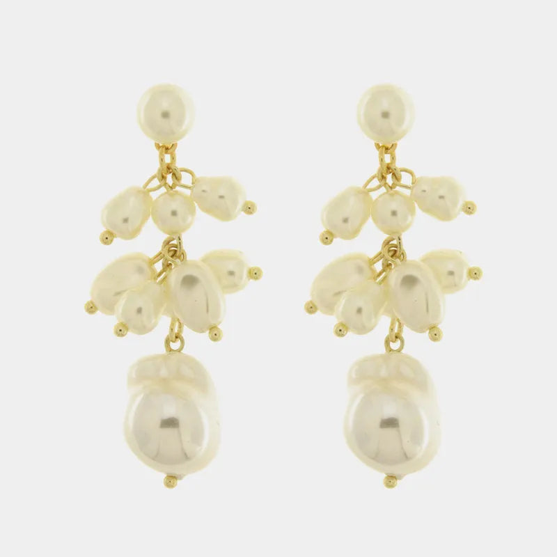 Orecchini in Metallo con perle