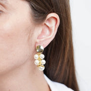 Orecchini in Metallo con perle