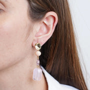 Orecchini in Metallo con cristalli ispirati al vetro di Murano