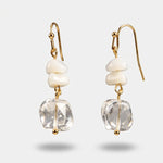 Orecchini in Metallo con cristalli ispirati all'art glass - BYSIMON gioielli