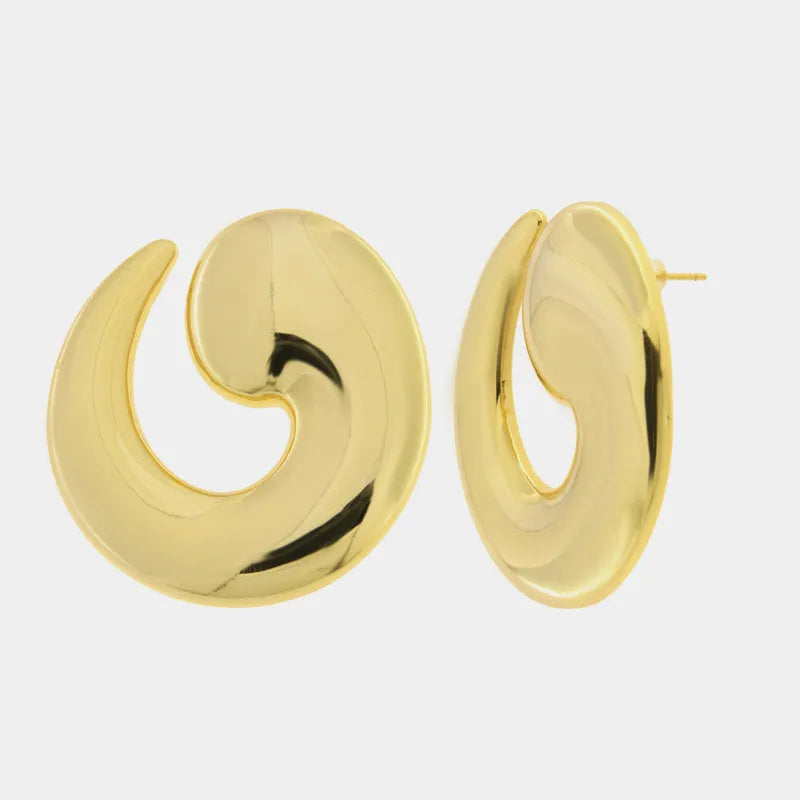 Orecchini in Metallo con yin e yang