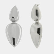 Orecchini in Metallo con ovale liscio