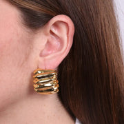 Orecchini in Metallo semicerchio