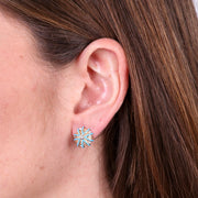 Orecchini in Metallo a lobo con ricci turchesi