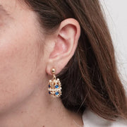 Orecchini in Metallo doppia corona