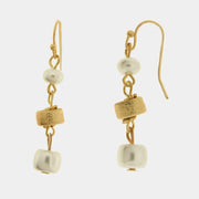 Orecchini in Metallo perle pendenti