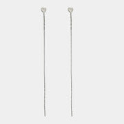 Orecchini in Metallo lunghi con punto luce