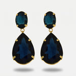 Orecchini in Metallo goccia blu AMOVENEZIA - gioiello BySimon