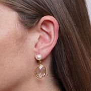 Orecchini in Metallo con cristalli ispirati al vetro di Murano