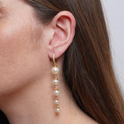 Orecchini in Metallo  con perle