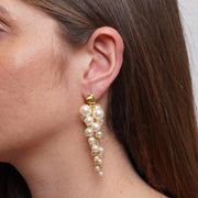 Orecchini in Metallo con perle