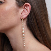 Orecchini in Metallo  con perle