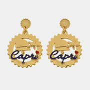 Orecchini in Metallo campanella, stella e Capri