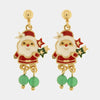 Orecchini in Metallo Babbo Natale pendente