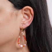 Orecchini in Metallo a goccia placcati oro donna gioiello chic