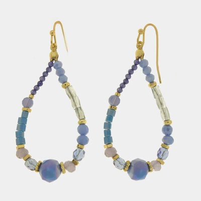Orecchini in Metallo aa goccia placcati oro donna accessorio