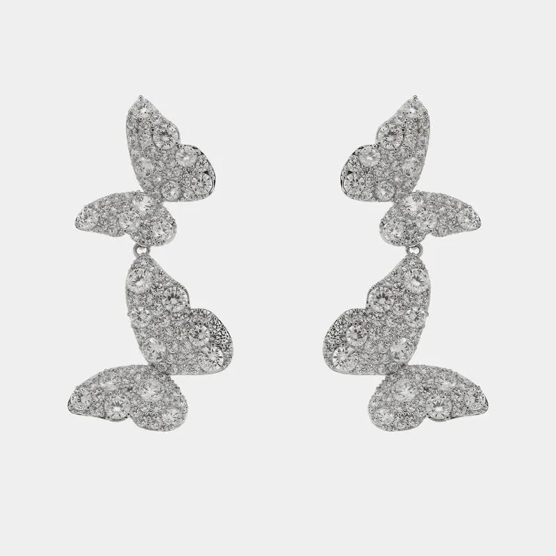 Orecchini in Metallo pendenti farfalle