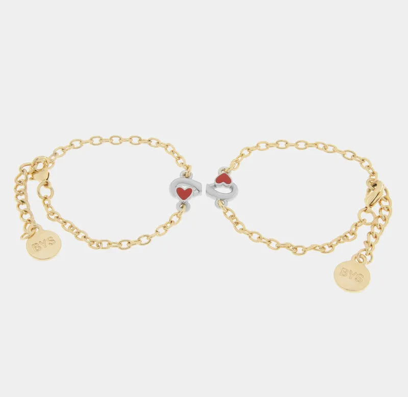 Set in Metallo bracciale magnetico a forma di infinito