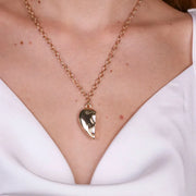 Set in Metallo collana magnetica a forma di cuore