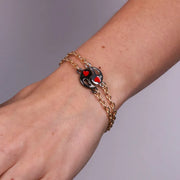 Set in Metallo bracciale magnetico a forma di ying yang