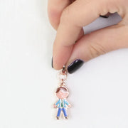 Ciondolo in Metallo papà impreziosito da smalti colorati