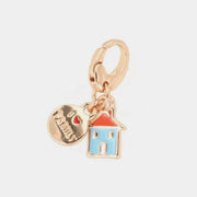 Ciondolo in Metallo  casa impreziosita da smalti colorati