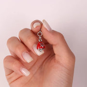 Ciondolo in Metallo campanella portafortuna natalizia