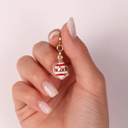 Ciondolo in Metallo con pallina natalizia