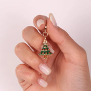 Ciondolo in Metallo con albero di Natale