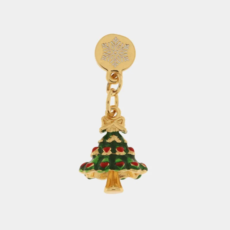 Ciondolo in Metallo con albero di Natale
