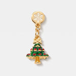 Ciondolo in Metallo con albero di Natale