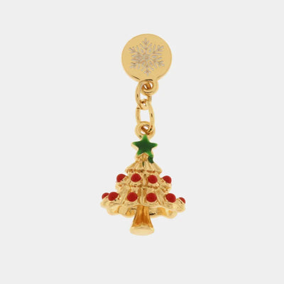Ciondolo in Metallo con albero di Natale