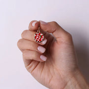 Ciondolo in Metallo con pizza margherita