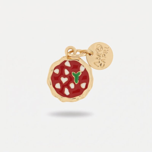 Ciondolo pizza margherita napoletana | regalo portafortuna originale | BYSIMON