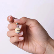 Ciondolo in Metallo Con campanella portafotuna Capri