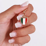 Ciondolo in Metallo con tricolore italiano AMONAPOLI - gioiello BySimon