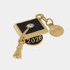 Ciondolo in Metallo Charm tocco laureato 2026 in metallo placcato oro con smalto nero