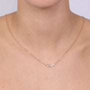 Collana in Metallo con scritta PEACE