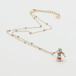 Collana in Metallo con faro pendente impreziosito da smalti colorati - BYSIMON gioielli