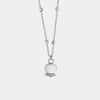 Collana in Metallo con campanella portafortuna pendente, impreziosita da cristalli