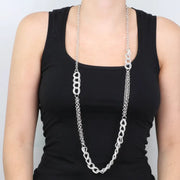 Collana in Metallo groumette a catena lunga