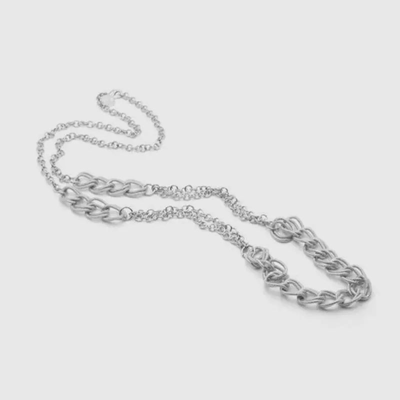 Collana in Metallo groumette a catena lunga